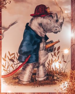 Le Rhinocéros Pompier