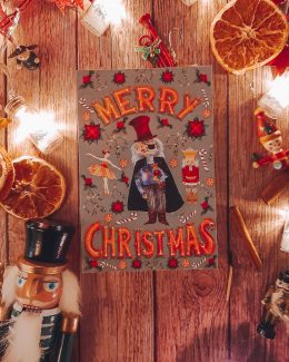 Papeterie Carte de voeux Noël - Nutcracker / casse noisette