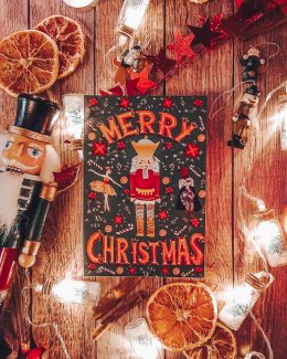 Papeterie Carte de voeux Noël - Nutcracker / casse noisette