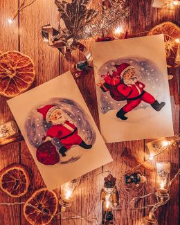 Papeterie Carte de Noël - Père Noël