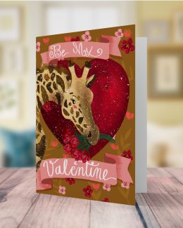 Carte Saint Valentin "Will you be my Valentine ? "