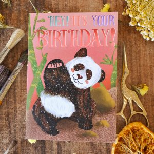 Carte Joyeux Anniversaire panda !