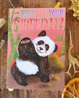 Carte Joyeux Anniversaire panda !