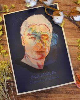 AQUARIUS" FINE ART "