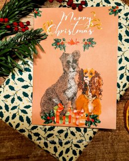 Carte de Voeux "LADY AND THE TRAMP" -