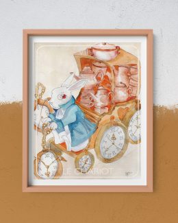 LE CHARIOT " FINE ART " COLLECTION ALICE AU PAYS DES MERVEILLES